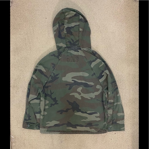 Aritzia TNA Camo Army Hoodie Cotton Jacket Women’s Small - Picture 2 of 10